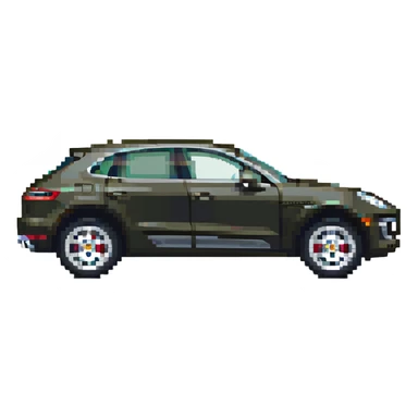 Porsche Macan car side view sticker