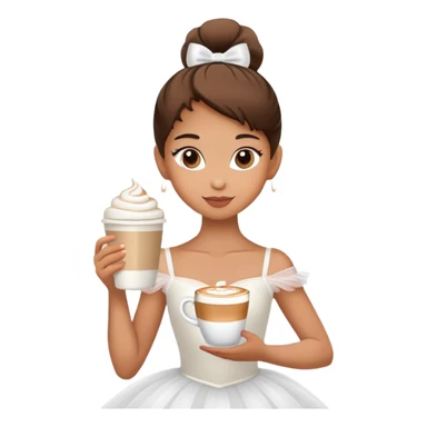 Ballerina cappuccino ￼ sticker