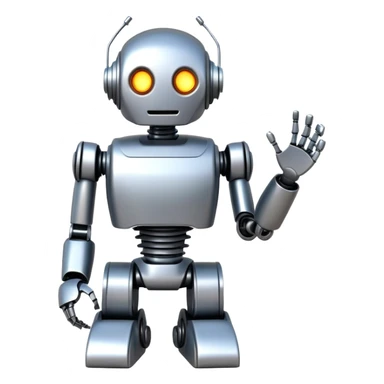 robot paused broken to signify a stuck conversation with no reply sticker