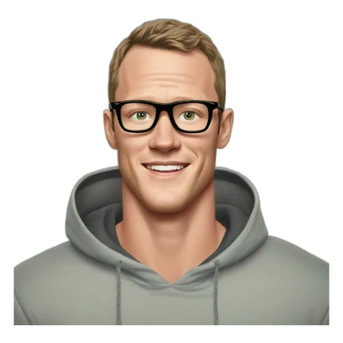 Jonathan Toews wearing glasses as beach bum sticker
