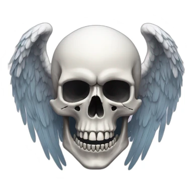 Skull Angel straemer twitch sticker