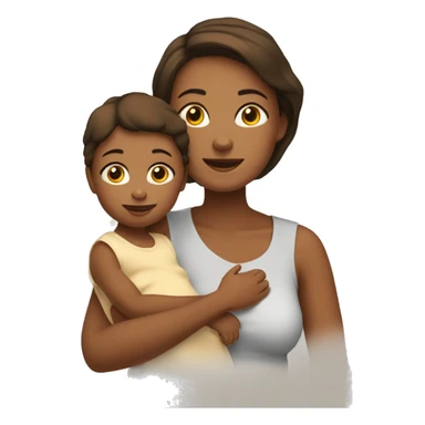 Bébé avec maman sticker