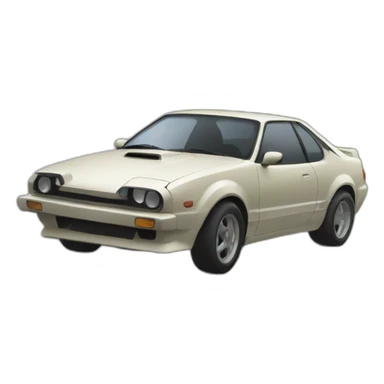 Japanese car drifting sticker