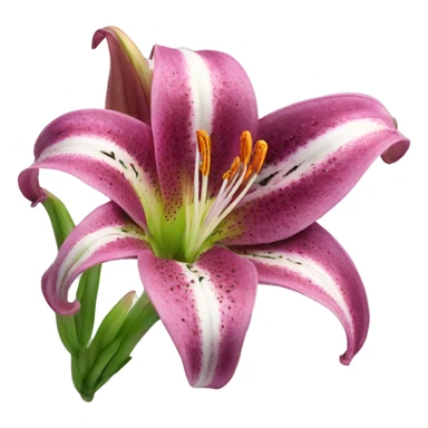 stargazer lily sticker