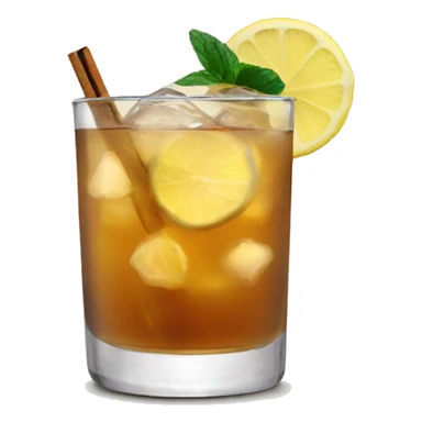 Ginger honey Lemon Bourbon Cocktail sticker