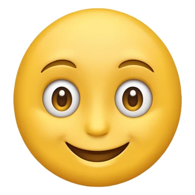 An emoji looking to the left  sticker