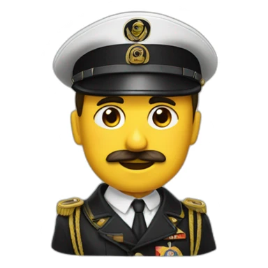 Adolf avec une auréole sticker