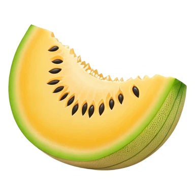 yellow melon uncut sticker