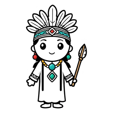 Ebony voodoo king sticker