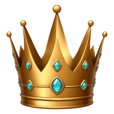 bronze crown sticker
