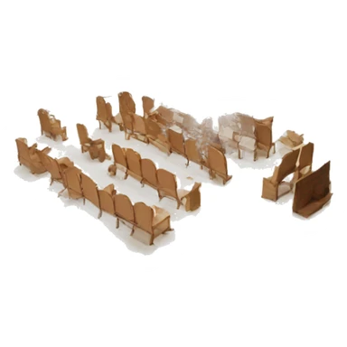 stage maquette scenography model sticker