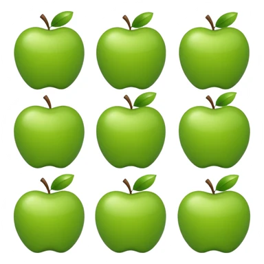 habit symbol, apple style emoji sticker