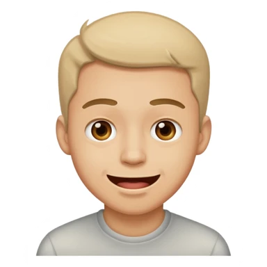 A guy trying not to laugh sticker