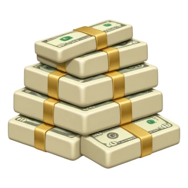 plain ivory money sticker