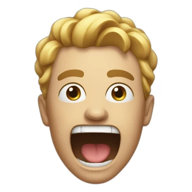 runs and screams sticker