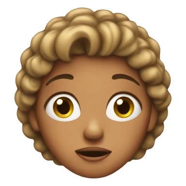 Nervous woman sticker