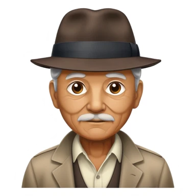 Gangster grandpa sticker