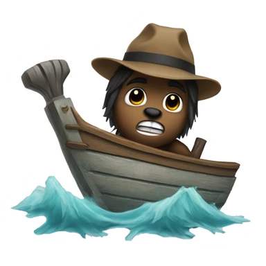bucky beaver Shipwrecked 64 horror sticker