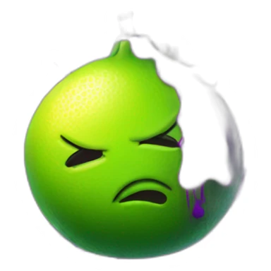 lemon-green-and-purple-neon-spray graffiti sticker