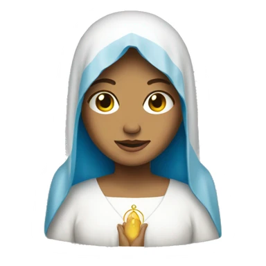 Virgin mary sticker