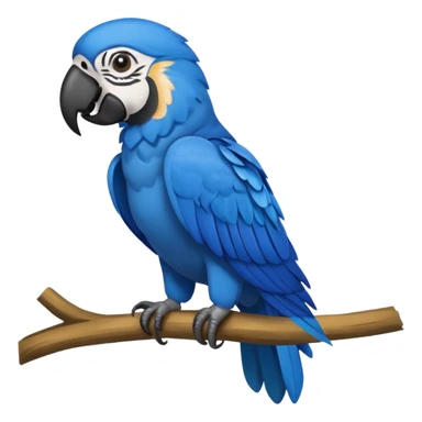 Guacamaya azul sticker