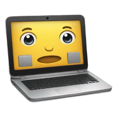 laptop no smily sticker