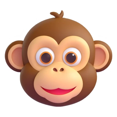 Monkey sticker