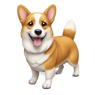 Cute corgi sticker