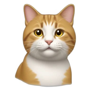 Un chat qui conduit sticker