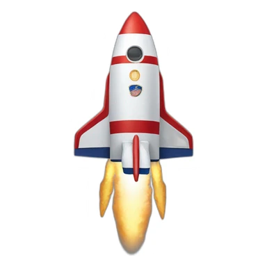 Donald Trump riding a rocket sticker