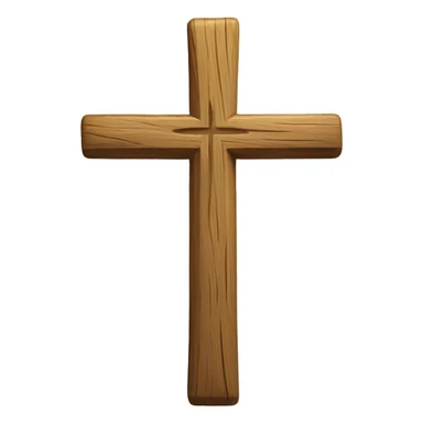 Make a Christian cross sticker
