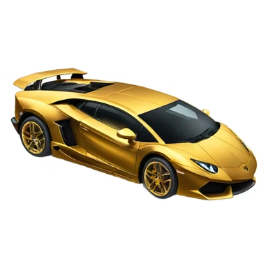 gold lamborghini burnout sticker