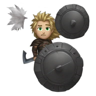 Berserk Puck eld sticker