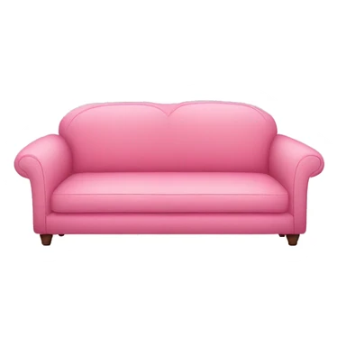 Pink layout couch  sticker