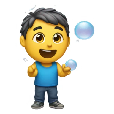 Popping bubbles  sticker