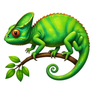 Chameleon sticker