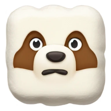 Bear-shaped marshmallows sticker