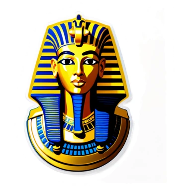 Me as king tut sticker