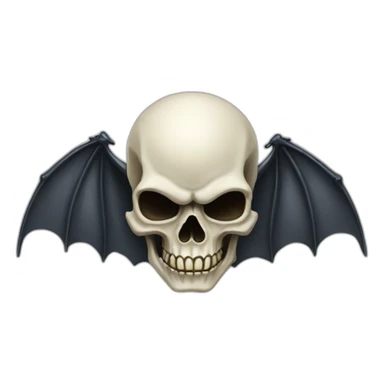 a7x bat skull sticker