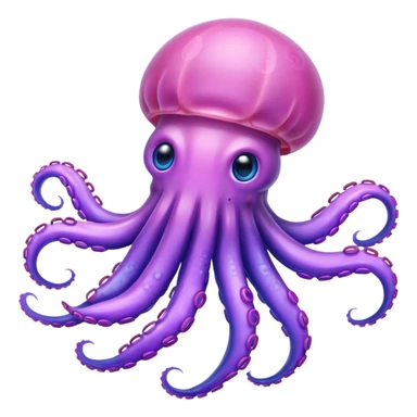 jelly prawn octopus squid  sticker