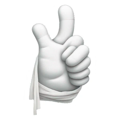 Bandaged thumbs up sticker
