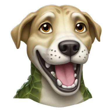 dog crocodile sticker