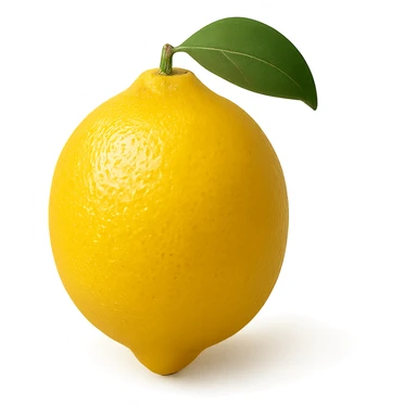 yellow lemon sticker
