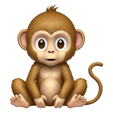 monkey with disability sticker