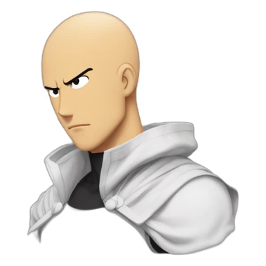 One punch man amoureux sticker