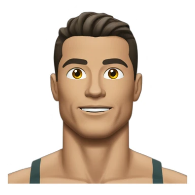 Cristiano Ronaldo say shut  sticker