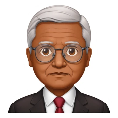 Make the president "AMLO" of Mexico bespectacled  sticker