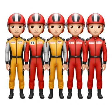 red haired racers sticker