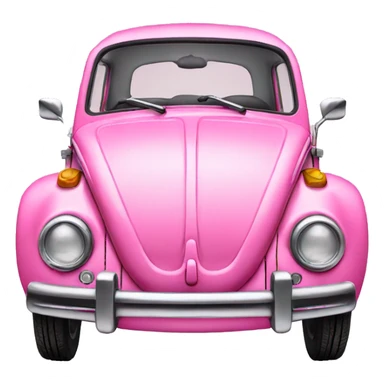 VW Bug pink sticker