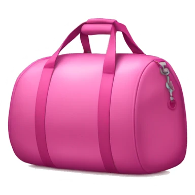 Pink gym bag  sticker
